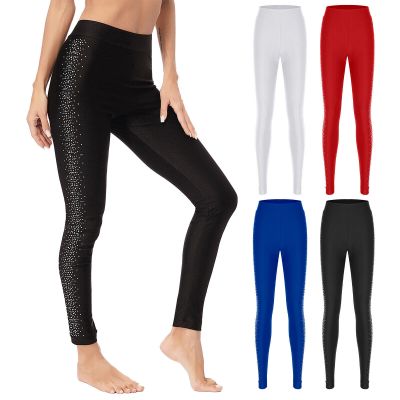 Women Pantyhose Yoga Tights Dance Sweatpants Running Pants Gymnastics Trousers